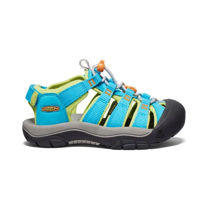 Kids KEEN Online Little Kids039 Newport Boundless Blue AtollDaiquiri Green Sandal