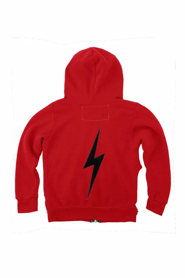 Kids KID039S BOLT ZIP HOODIE 8211 RED Aviator Nation Kids KID039S BOLT ZIP HOODIE 8211 RED Aviator Nation