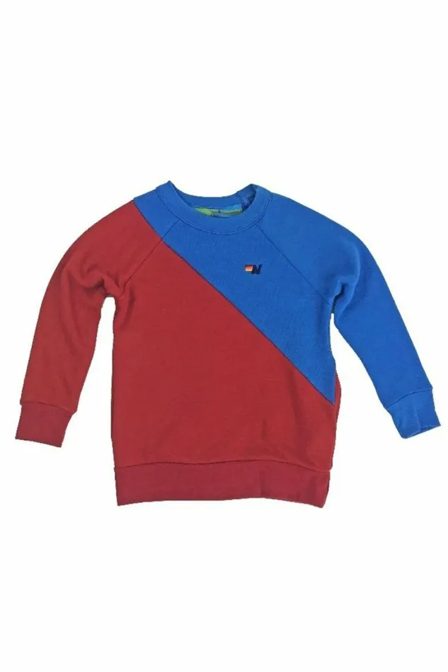 Kids KID039S GLIDER CREW SWEATSHIRT 8211 DRESDEN CHERRY Aviator Nation