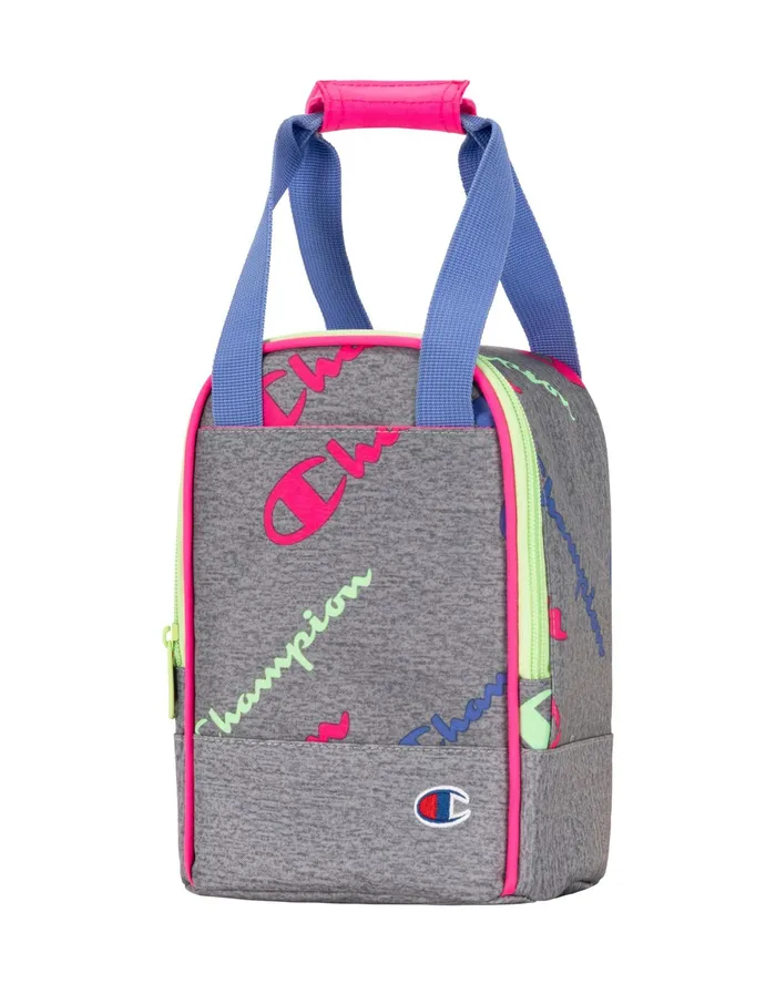 Kids Youthquake Lunch Kit Grey Multi Kids Champion Bags and Backpacks