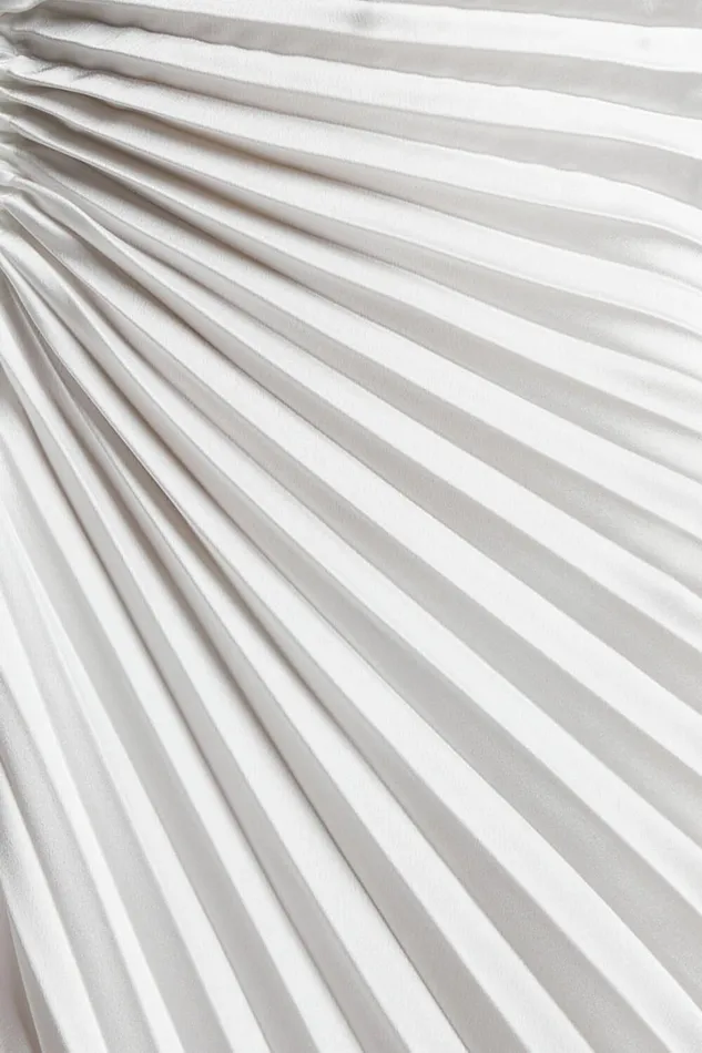 Kitsune Midi Dress 8211 One Shoulder Cut Out Dress In White Women Showpo Dresses