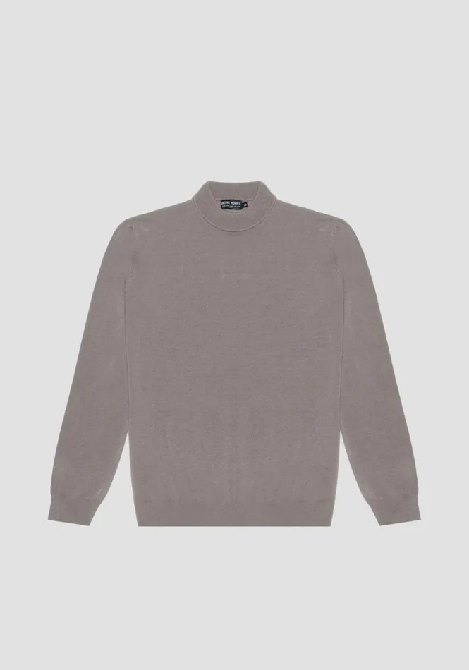 Knitwear Men Antony Morato Regular Fit Sweater In Elastic Viscos Clay