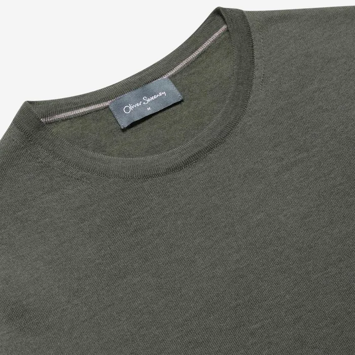 Knitwear Men Oliver Sweeney Camber Khaki Knitwear Men Oliver Sweeney Camber Khaki