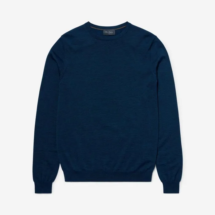 Knitwear Men Oliver Sweeney Camber Petrol Knitwear Men Oliver Sweeney Camber Petrol