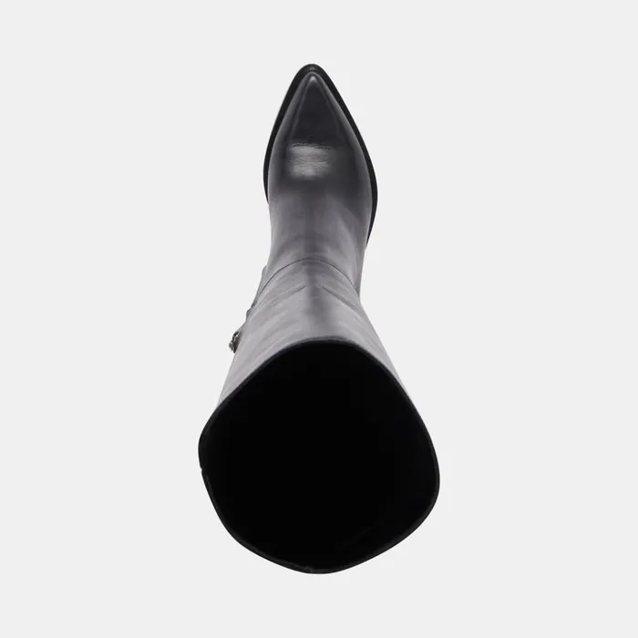 Kristy Boots Black Leather Women Dolce Vita Boots and Booties