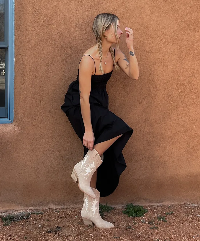 Landen Boots Dune Suede Women Dolce Vita Boots and Booties