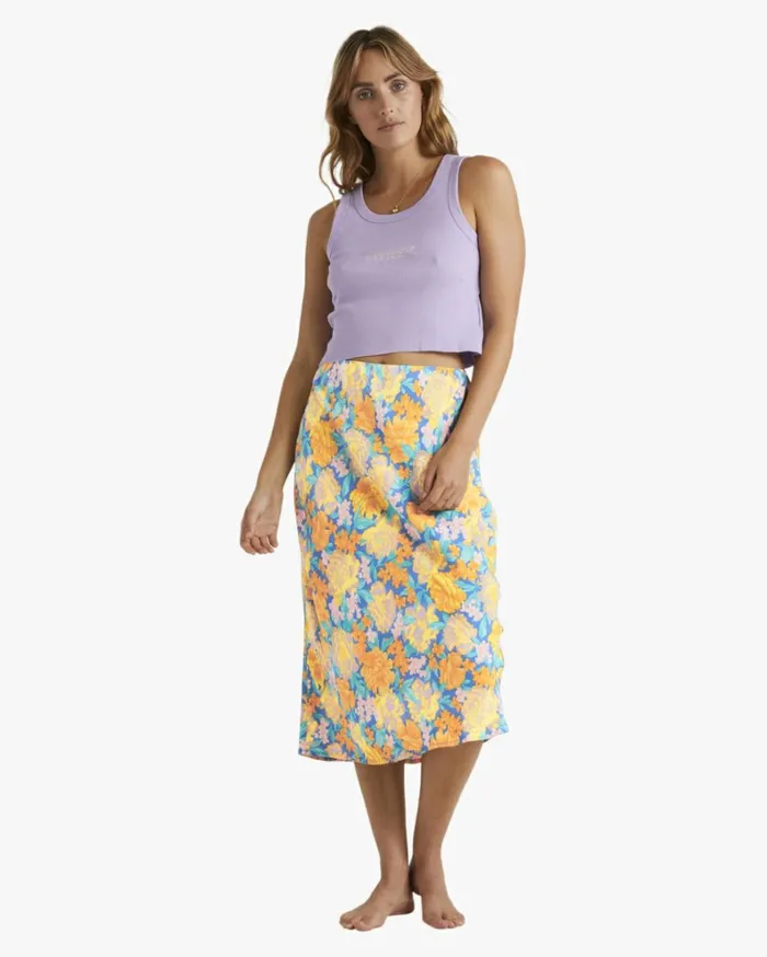 Last Summer Dream Skirt Blue Women Billabong Skirts