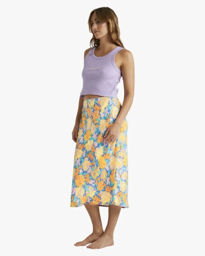 Last Summer Dream Skirt Blue Women Billabong Skirts
