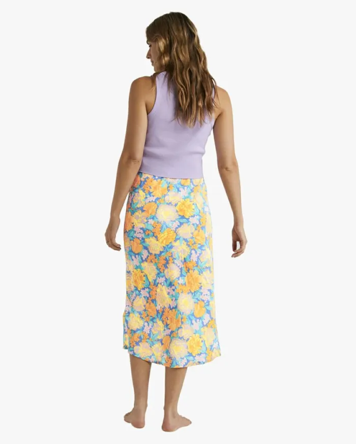 Last Summer Dream Skirt Blue Women Billabong Skirts
