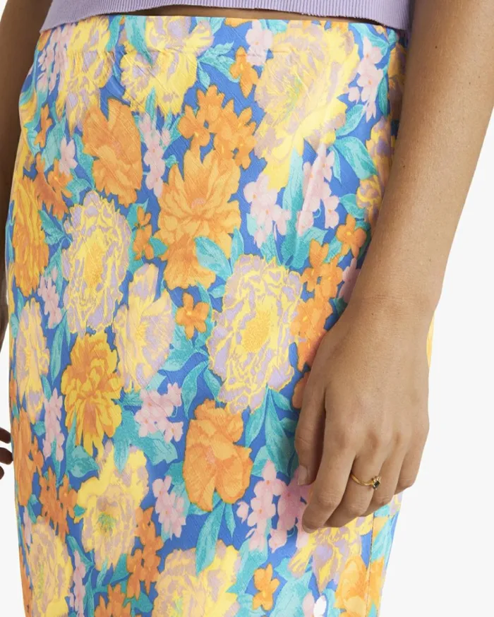 Last Summer Dream Skirt Blue Women Billabong Skirts