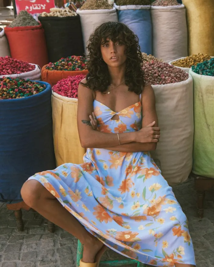 Last Sunset Midi Dress Outta The Blue Women Billabong Midi Dresses