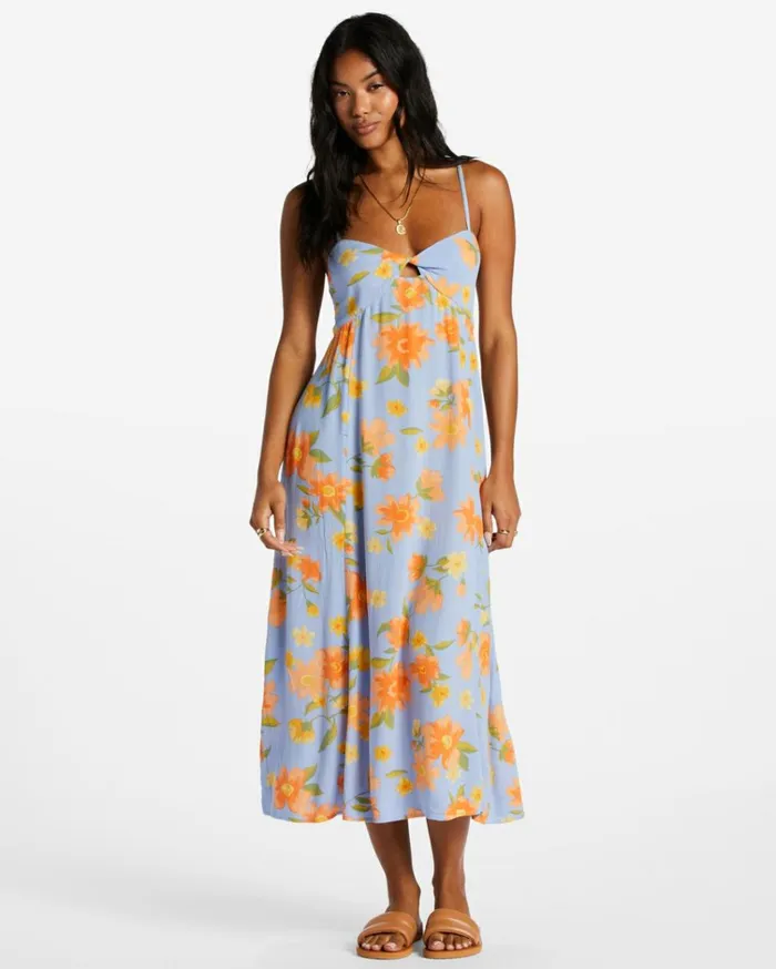 Last Sunset Midi Dress Outta The Blue Women Billabong Midi Dresses