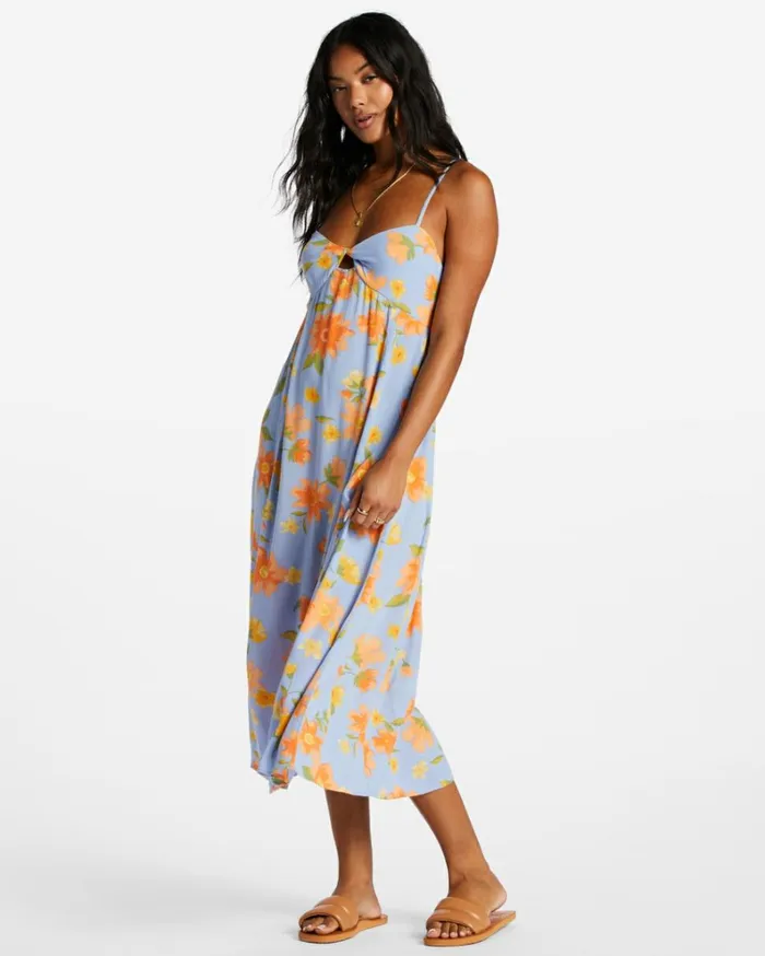 Last Sunset Midi Dress Outta The Blue Women Billabong Midi Dresses