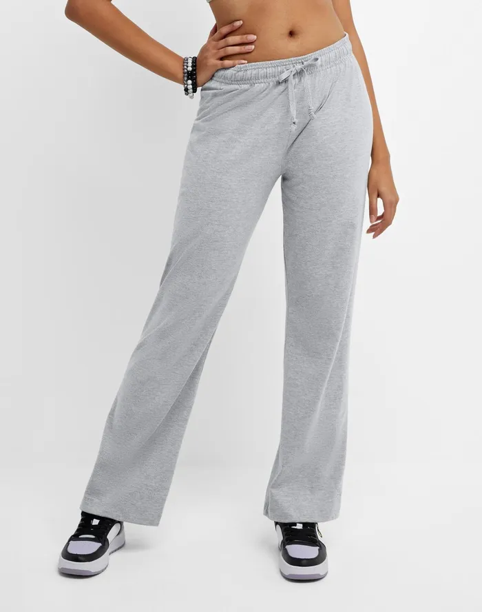 Lightweight Lounge Pants C Logo 315034 Oxford Grey Women Champion Pants