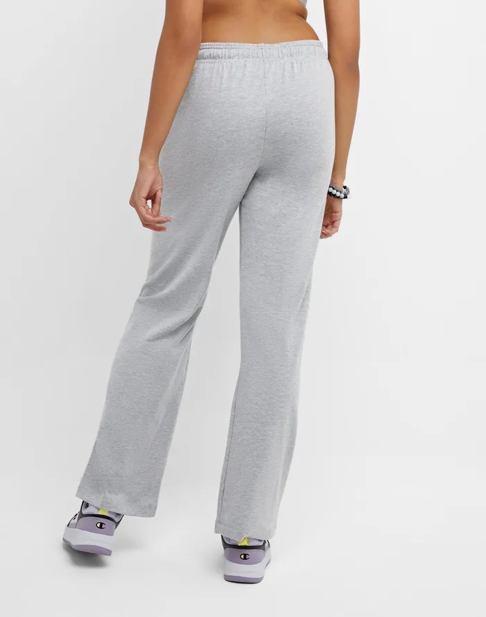 Lightweight Lounge Pants C Logo 315034 Oxford Grey Women Champion Pants