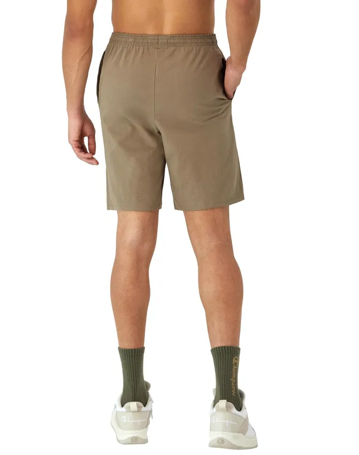 Lightweight Lounge Shorts C Patch Logo 9034 Soft Suede Men Champion Shorts
