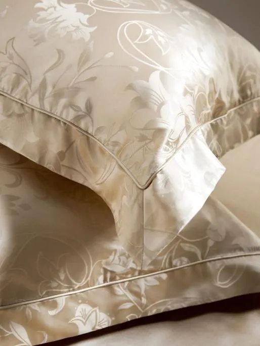 Lilysilk 100 Mulberry Silk Pillowcase With Elegant Lily Jacquard Home Silk Pillowcases
