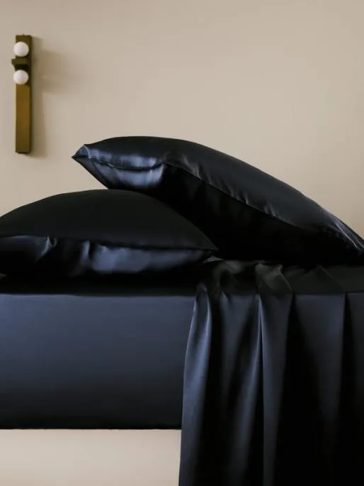 Lilysilk 19 Momme Seamless Silk Simple Design Fitted Sheet On Hot Sale Home Silk Sheets