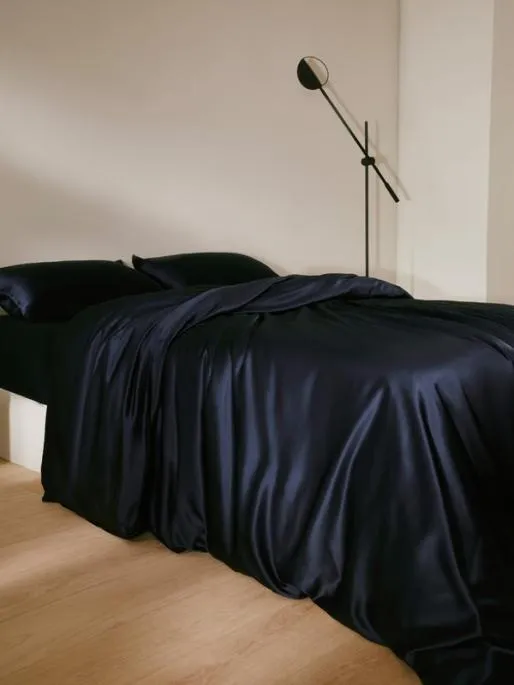 Lilysilk 19 Momme Seamless Silk Simple Design Fitted Sheet On Hot Sale Home Silk Sheets
