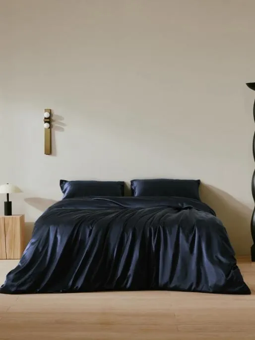 Lilysilk 19 Momme Solid Color Seamless Silk Duvet Cover On Hot Sales Home Silk Duvet Covers