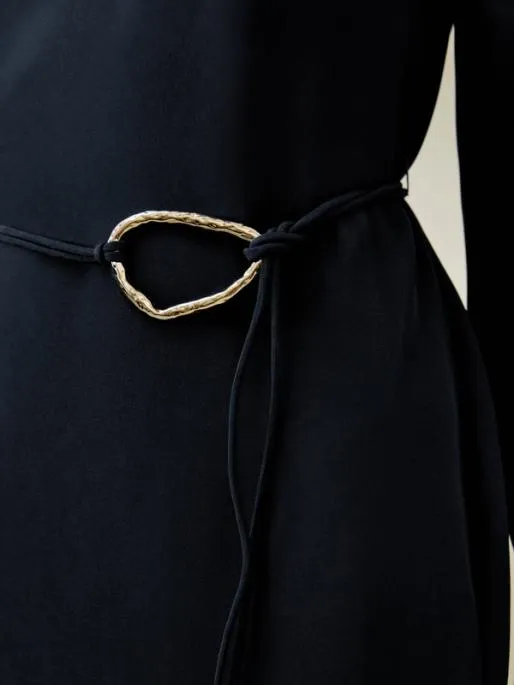 Lilysilk Boatneck Midi Dress With Belt Women Jumpsuits Dresses