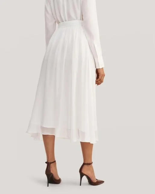 Lilysilk Doublelayer Silk Tulle Skirt Women Bottoms