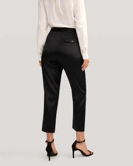 Lilysilk Lilysilk Female Comfort Fit Silk Cigarette Pants US Women Bottoms