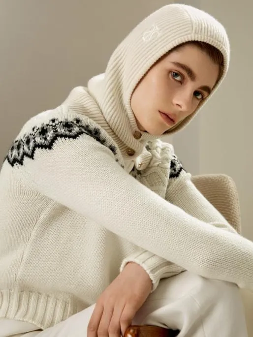 Lilysilk Luxurious 100 Cashmere Balaclava For Outdoors Women Belts Knitwear