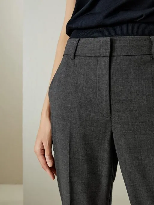 Lilysilk The Dolce Vita Trousers 8211 Luxurious Full Length Italian Wool Pants For The Stylish And Sophisticated Women Knitwear