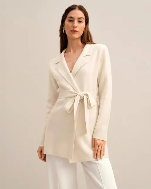 Lilysilk The Incana Knit Blazer Women Knitwear