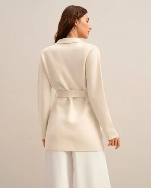 Lilysilk The Incana Knit Blazer Women Knitwear