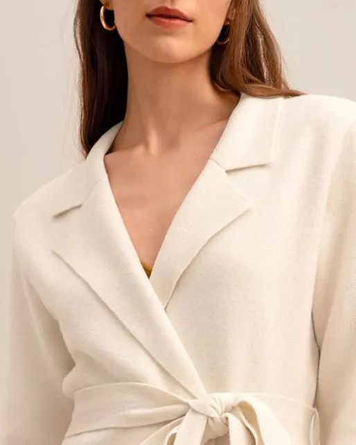 Lilysilk The Incana Knit Blazer Women Knitwear