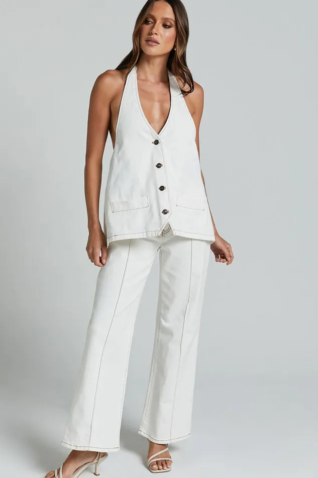 Lioness 8211 Hills Halter In PORCELAIN Women Showpo Basics