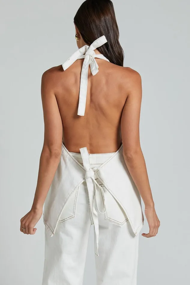 Lioness 8211 Hills Halter In PORCELAIN Women Showpo Basics