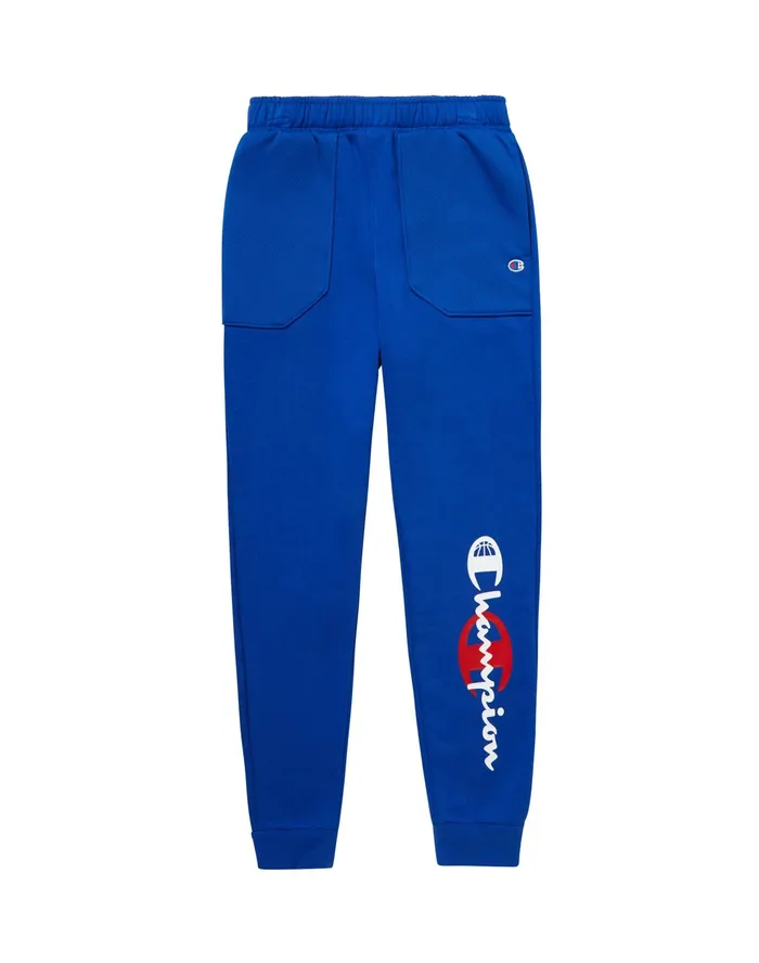Little Kids039 Fleece And Mesh Joggers Script Over C Logos 1875034 Surf The Web Kids Champion Pants