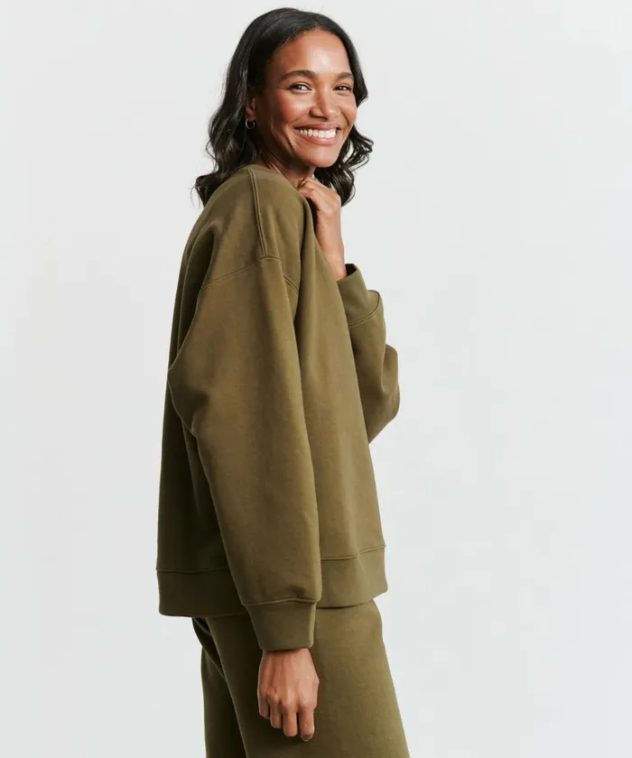 Lounge and Sweatshirts Women Jenni Kayne Marina Sweatshirt Army