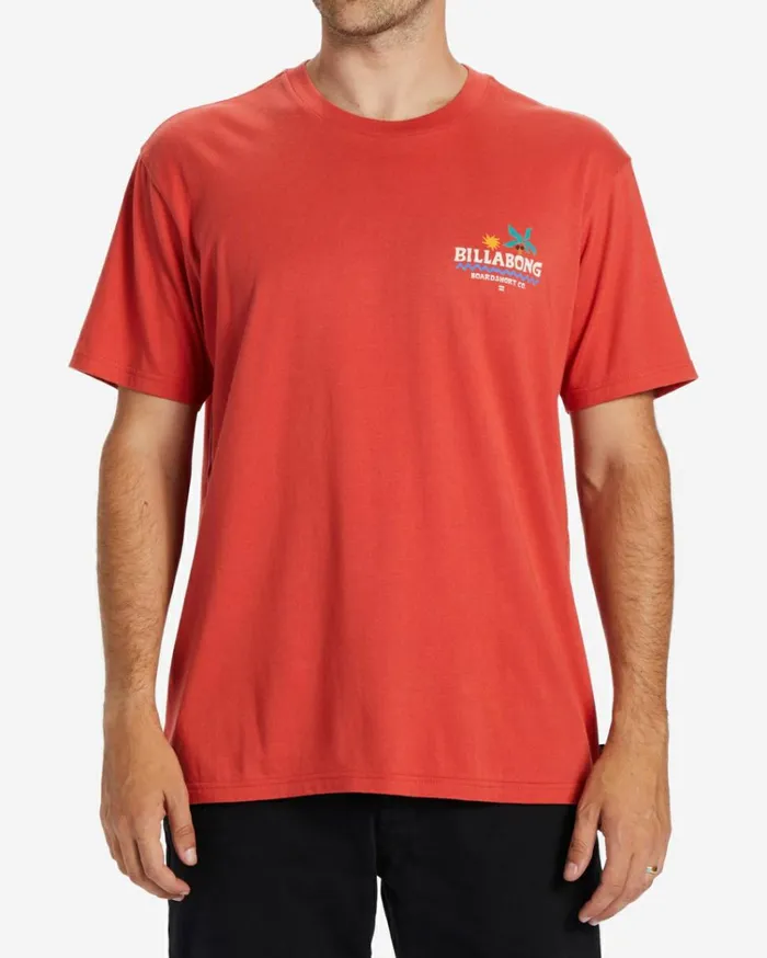 Lounge TShirt Coral Men Billabong TShirts
