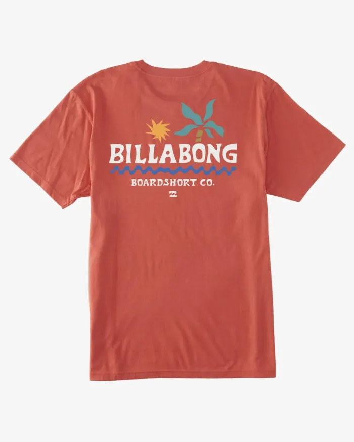Lounge TShirt Coral Men Billabong TShirts