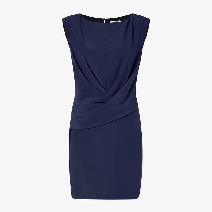 M M LaFleur Dresses Women The Lynda CrissCross Dress 8211 Eco Soft Wave Soft Navy