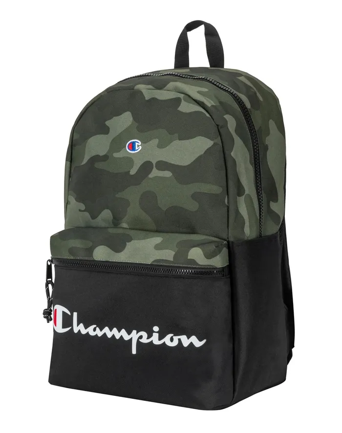 Manuscript Backpack Greenblack MenKidsWomen Champion Bags and Backpacks