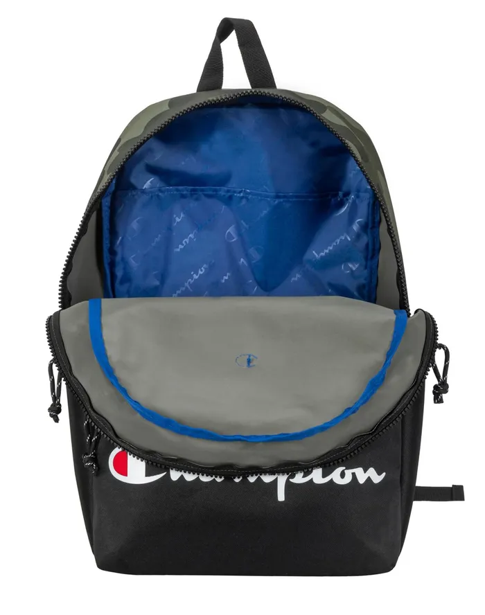 Manuscript Backpack Greenblack MenKidsWomen Champion Bags and Backpacks