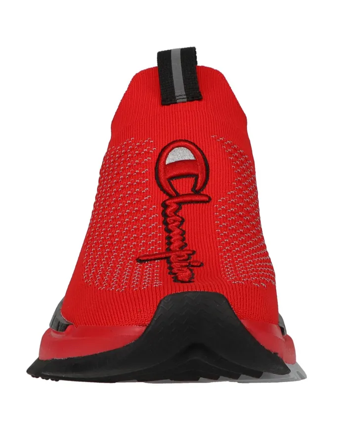 Men039S Reflex Core Knit Shoes Scarletblack Men Champion Running