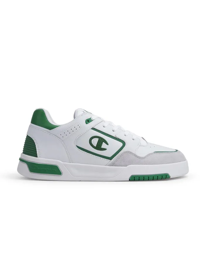 Men039S Zn80 Low Shoes Whitegreen Men Champion Court