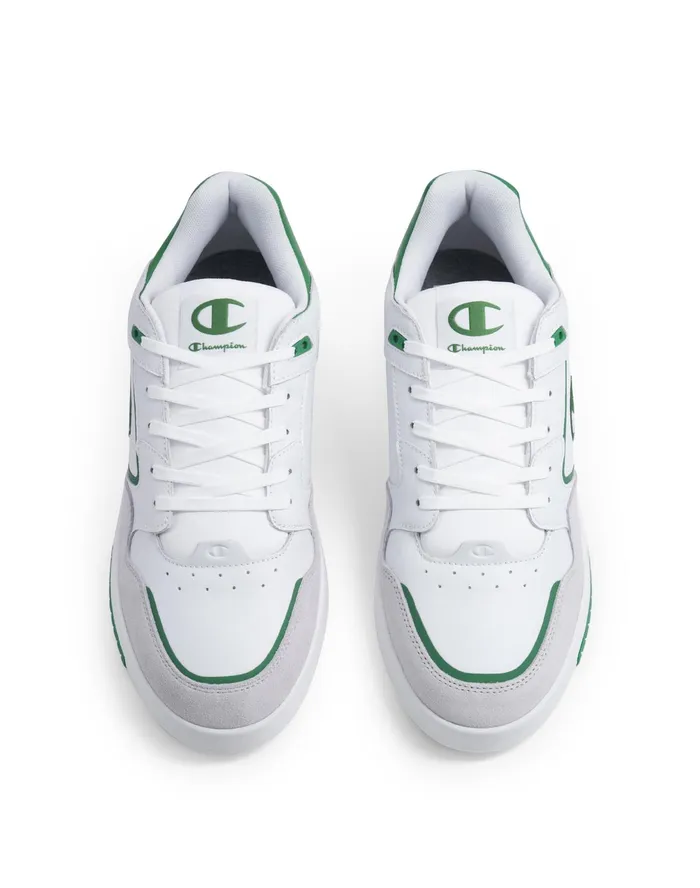 Men039S Zn80 Low Shoes Whitegreen Men Champion Court