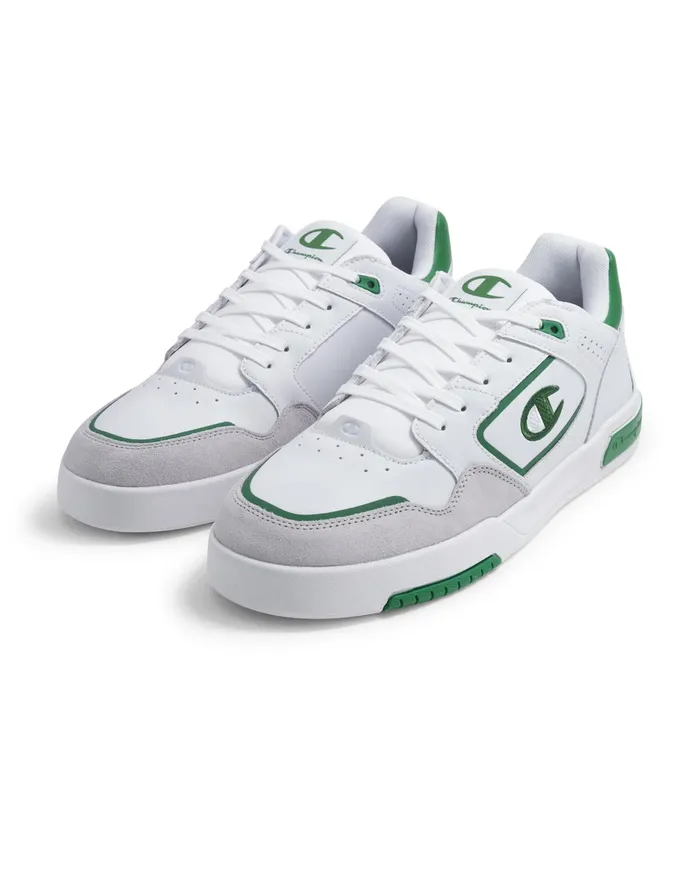 Men039S Zn80 Low Shoes Whitegreen Men Champion Court
