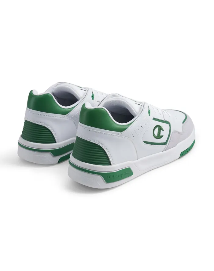 Men039S Zn80 Low Shoes Whitegreen Men Champion Court