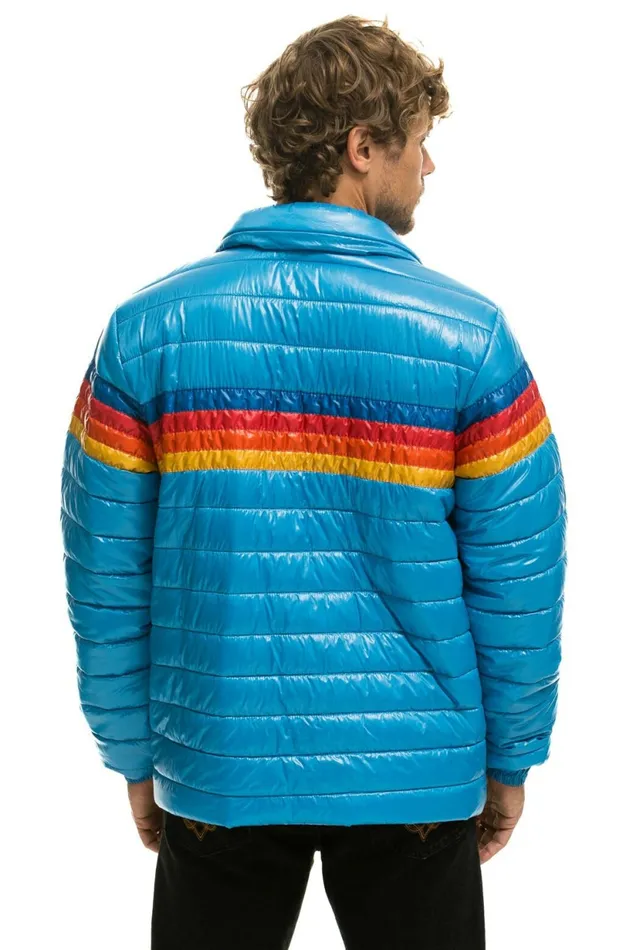 Men 4 STRIPE JACKET 8211 BLUE CINA Aviator Nation Outerwear Men 4 STRIPE JACKET 8211 BLUE CINA Aviator Nation Outerwear