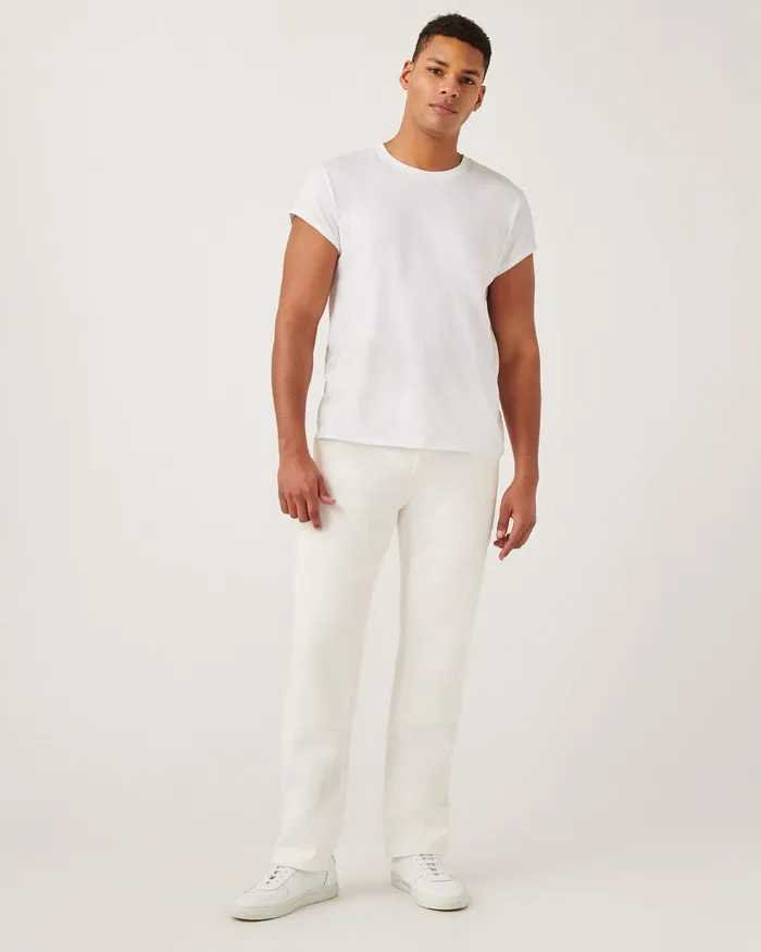 Men 7 For All Mankind Pants Work Pant In White