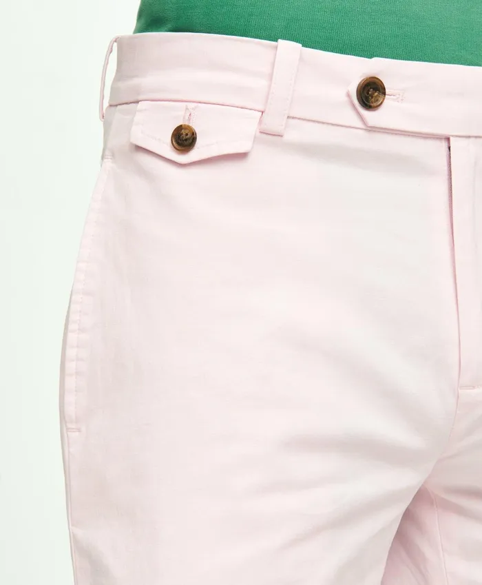 Men 9034 Stretch Supima Cotton Poplin Shorts Pink Brooks Brothers Shorts and Swimwear