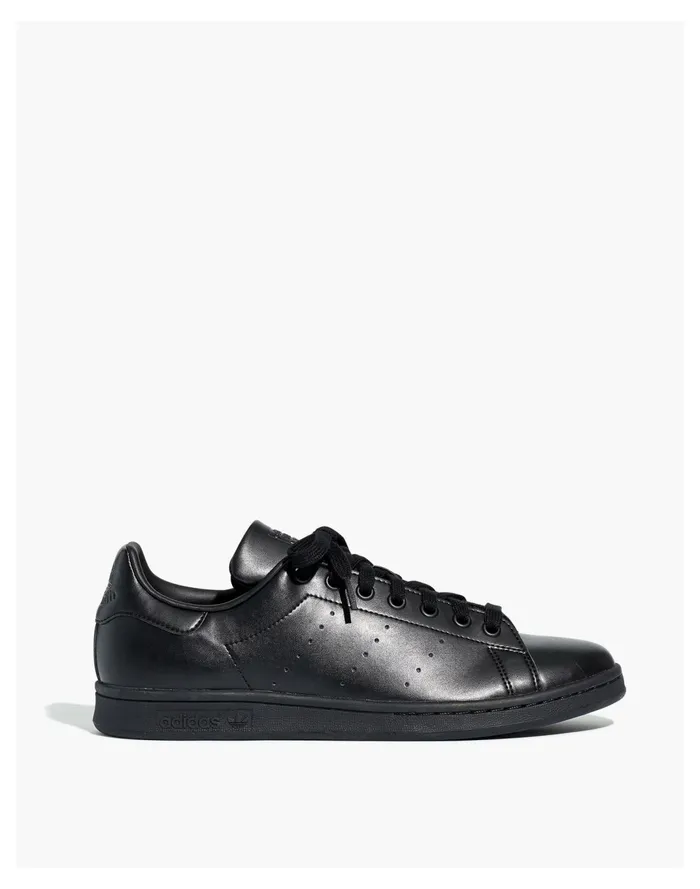 Men Adidas Stan Smith Lace Up Sneakers Core Black Madewell Sneakers